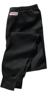 Simpson CarbonX Ultimate Underwear Bottoms 20601M Fire Retardant Pants, Full Length, CarbonX, Black, Men's Medium, SFI 3.3, Each thumbnail 2