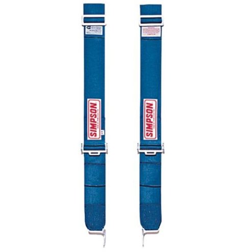 Simpson Racing Head and Neck Restraint Parts & Accessories 33010P INDIVIDUAL CAMLOCK HANS HARNESS BOLT IN OR WRAP AROUND, PLATINUM