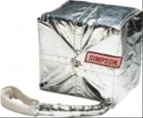 Simpson Racing Parachute Assemblies 42050BK 14FT PARACHUTE W/KEVLAR SHROUD LINES -BLACK thumbnail 1