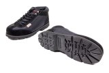 Simpson Garage Crew Shoes 57900BK Shoes, Garage, Mid-top, Super Wick Liner, Suede/Canvas Outer, Black, Men's Size 9, Pair thumbnail 2