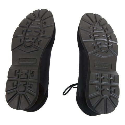 Simpson Garage Crew Shoes 57120BK Shoes, Crew, Mid-top, Wick Liner, Suede/Canvas Outer, Black, Mens Size 12, Pair thumbnail 2