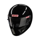 Simpson Bandit Series Helmets 7200002 Helmet, Bandit, Full Face, Black, Gloss Finish, Snell SA2020, X-Small, Each thumbnail 2