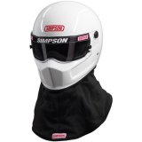 Simpson Drag Bandit Series Helmets 7220001 Helmet, Bandit, Full Face, Gloss White, Snell SA2020, X-Small, Each thumbnail 1