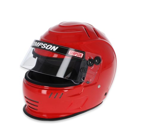 Simpson SA2020 Speedway Shark Series Helmets 7707184 Helmet, Shark, Full Face, Gloss Blue, Snell SA2020, Medium, Each