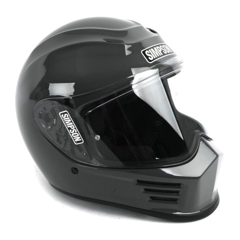 Simpson Speed Bandit Series Helmets SPBL4 Helmet, Bandit, Full Face, Gray, Armor, Gloss Finish, Large, Each thumbnail 1