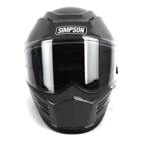 Simpson Speed Bandit Series Helmets SPBL4 Helmet, Bandit, Full Face, Gray, Armor, Gloss Finish, Large, Each thumbnail 2