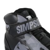 Simpson DNA X2 Driving Shoes DX2400K Shoes, X2, Mid-top, Nomex® Liner, Leather Outer, Blackout, SFI 3.3/5, US Mens Size 4, Pair thumbnail 2