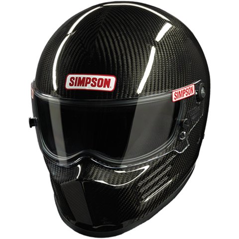 Simpson Carbon Bandit Series Helmets 720101C Helmet, Bandit, Full Face, Fiber, Snell SA2020, Small, Each