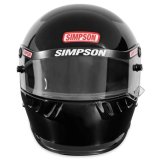 Simpson SA2020 SD1 Series Helmets 7950032 Helmet, 2020, Full Face, Black, Gloss Finish, Snell SA2020, Large, Each thumbnail 4