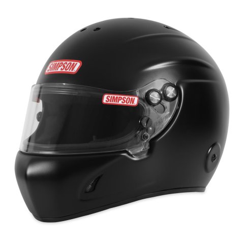 Simpson Devil Ray 3.0 Composite Helmets 7870008 Helmets, Composite, Full Face, Matte Black, Snell SA2020, X-Small, Each