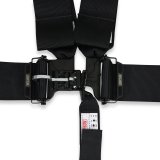 Simpson Latch & Link Off-Road 5-Point Harness D3LD5WCP Racing Harness, Restraint, 5-point, Polyester, 3 in., Clip-In, Black, Pull Down, Pads, Each thumbnail 1