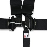 Simpson Latch & Link Off-Road 5-Point Harness D3LD5WCP Racing Harness, Restraint, 5-point, Polyester, 3 in., Clip-In, Black, Pull Down, Pads, Each thumbnail 4
