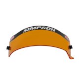 Simpson Replacement Helmet Shields 89504 Visor, Plastic, Amber, SD1 Bandit Series, Each thumbnail 2