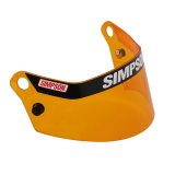 Simpson Replacement Helmet Shields 89504 Visor, Plastic, Amber, SD1 Bandit Series, Each thumbnail 4