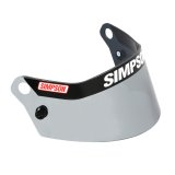 Simpson Replacement Helmet Shields 89506 Visor, Plastic, Chrome, SD1 Bandit Series, Each thumbnail 1