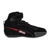 Simpson Racing Turbine Driving Shoes TU950BK Shoes, Turbine, High-Top, Nomex, Suede, Black, SFI 3.3/5, Men's Size 9.5, Pair thumbnail 3