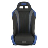 Simpson Vortex II Off-Road Suspension Seats S104-307-2 Powersports Seats, Offroad, Suspension, Vinyl, Black/Blue, Pair thumbnail 6