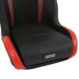 Simpson Vortex II Off-Road Suspension Seats S104-306-2 Powersports Seats, Offroad, Suspension, Vinyl, Black/Red, Pair thumbnail 2