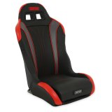 Simpson Vortex II Off-Road Suspension Seats S104-306-2 Powersports Seats, Offroad, Suspension, Vinyl, Black/Red, Pair thumbnail 4