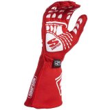 Simpson Endurance Racing Gloves EGSR Driving Gloves, Racing, Double Layer, Nomex®, Red, SFI 3.3/5, Small, Pair thumbnail 1