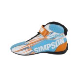 Simpson DNA X2 Driving Shoes DX2850N Shoes, X2, Mid-top, Nomex® Liner, Leather Outer, Nitro, SFI 3.3/5, US Mens Size 8 1/2, Pair thumbnail 5