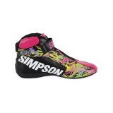 Simpson DNA X2 Driving Shoes DX2110S Shoes, X2, Mid-top, Nomex® Liner, Leather Outer, Sonic, SFI 3.3/5, US Mens Size 11, Pair thumbnail 6