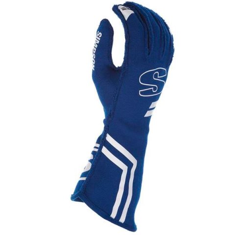 Simpson Endurance Racing Gloves EGSB Driving Gloves, Racing, Double Layer, Nomex®, Blue, SFI 3.3/5, Small, Pair thumbnail 2