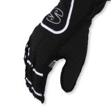 Simpson DNA Driving Gloves DGSW Gloves, DNA, Double Layer, Nomex®, Black/White, SFI 3.3/5, Small, Pair thumbnail 1