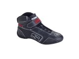 Simpson DNA Driving Shoes DA950W Shoes, DNA, Mid-Top, Size 9.5 Men's, Size 11.5 Women's, SFI 3.3/5, Leather, Nomex, Black/White, Pair thumbnail 2