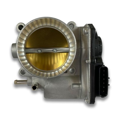 JET Powr-Flo Throttle Bodies 76149 Body, Powr-Flo, Multi-Port Injection, Drive-By-Wire, 71.20mm, Cast Aluminum, Natural, Infiniti, Nissan, Each thumbnail 1