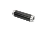 JET Powr-Flo Inline 10 Microns Fuel Filter with -10 AN O-ring Inlet Size 34180GB Filter, Inline, O-Ring Inlet/Outlet, Micron, 175 GPH, Cellulose, Aluminum, Black, Each thumbnail 1