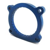 JET Powr-Flo Throttle Body Spacers 62171 Spacer, Powr-Flo, Aluminum, Blue Anodized, Toyota, V6, Each thumbnail 1