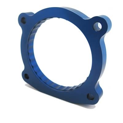 JET Powr-Flo Throttle Body Spacers 62171 Spacer, Powr-Flo, Aluminum, Blue Anodized, Toyota, V6, Each