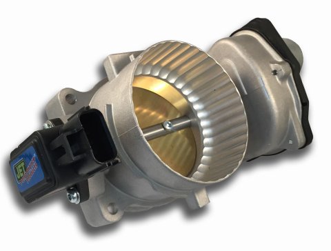 JET Powr-Flo Throttle Bodies 76125 Body, Powr-Flo, Aluminum, Natural, Ford, 5.4L, Each thumbnail 1