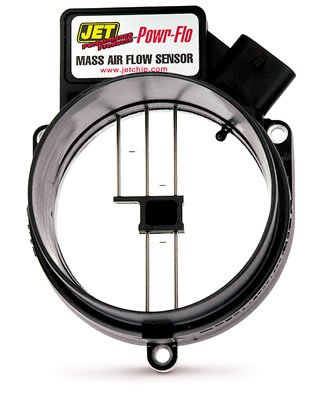 JET Powr-Flo Mass Airflow Sensors 69103 Air Meter, Plastic, Black, Chevy, Buick, Pontiac, Each