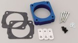 JET Powr-Flo Throttle Body Spacers 62126 Spacer, Powr-Flo, Aluminum, Blue Anodized, Ford, Pickup, SUV, Each thumbnail 2