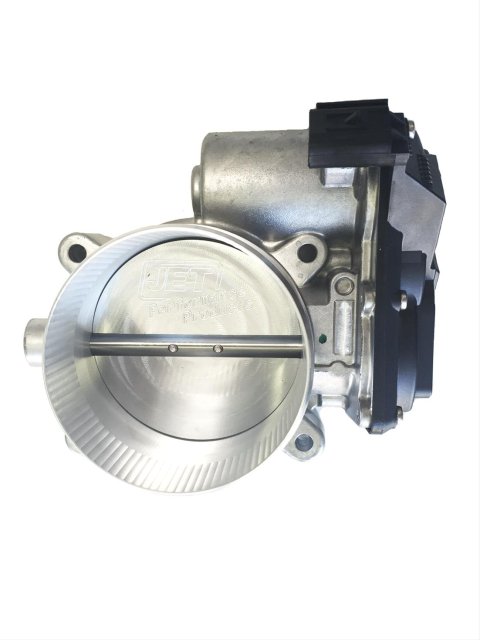 JET Powr-Flo Throttle Bodies for 2011-2014 F-150, MUSTANG - 76112 Body, Powr-Flo, MPI, Cast Aluminum, Natural, Ford, 5.0L, Each thumbnail 1