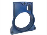 JET Powr-Flo Throttle Body Spacers 62106 Spacer, Powr-Flo, Aluminum, Blue Anodized, Chevy, GMC, Pickup, Each thumbnail 1