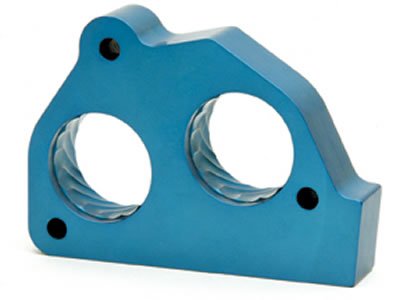 JET Powr-Flo Throttle Body Spacers for 2007-2011 WRANGLER - 62153 Spacer, Aluminum, Blue Anodized, Jeep, Each