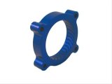 JET Powr-Flo Throttle Body Spacers for 2011-2014 F-150, 2011-2015 MUSTANG - 62166 Spacer, Powr-Flo, Aluminum, Blue Anodized, Ford, 3.7L, Each thumbnail 1
