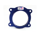 JET Powr-Flo Throttle Body Spacers for 2011-2014 F-150, 2011-2015 MUSTANG - 62166 Spacer, Powr-Flo, Aluminum, Blue Anodized, Ford, 3.7L, Each thumbnail 2