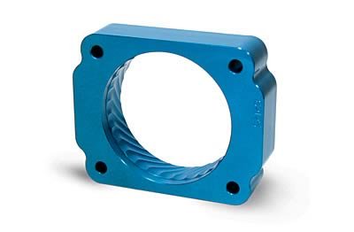 JET Powr-Flo Throttle Body Spacers for 1986-1987 MUSTANG - 62120 Spacer, Powr-Flo, Aluminum, Blue Anodized, Ford, Each