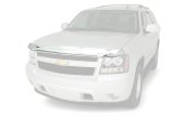 Auto Ventshade Chrome Hood Shields 680440 Bug Guard, Acrylic, Chrome, Chevy, Each thumbnail 2