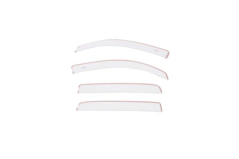 Auto Ventshade Low-Profile Ventvisors 994036-40 Side Window Visor, Low-Profile, Front and Rear, Super White, ABS Plastic, Adhesive Tape Installation, Toyota, Set of 4