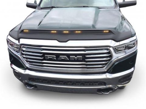 Auto Ventshade Aeroskin LightShield Deflectors 753163-JSC Bug Guard, Lightshield, Billet Silver Metallic, Ram, 1500, Each