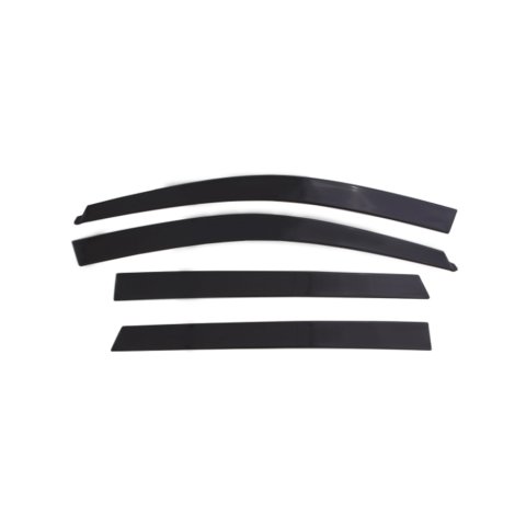 Auto Ventshade Low-Profile Ventvisors 894075 Side Window Visors, Low-Profile, Acrylic, Smoke, Front and Rear, Chevrolet/GMC, Silverado/Sierra, Crew Cab, Set of 4