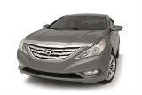 Auto Ventshade Aeroskin Deflectors 620034 Bug Guard, Deflector, Acrylic, Chrome, for Hyundai, Each thumbnail 1