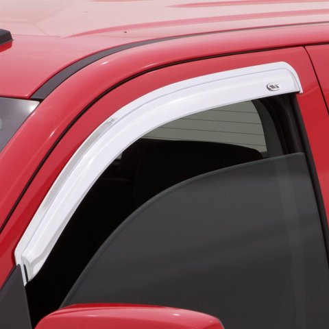 Auto Ventshade Chrome Ventvisors 682445 Side Window Visor, Ventvisor, Front, ABS Plastic, Adhesive Tape Installation, for Nissan, Pair