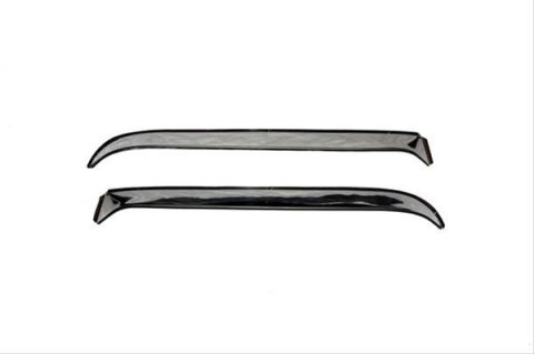 Auto Ventshade Stainless Steel Ventshades 12102 Side Window Visors, Ventshades, Screw-in, Steel, Polished, Front, Kenworth, Pair