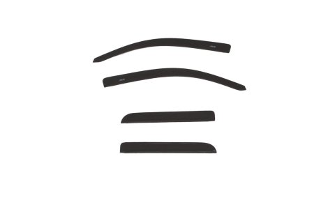 Auto Ventshade Low-Profile Deflectors 894040-GBA Side Window Visor, Low-Profile, Front and Rear, Black, ABS Plastic, Adhesive Tape Installation, Chevy, Set of 4